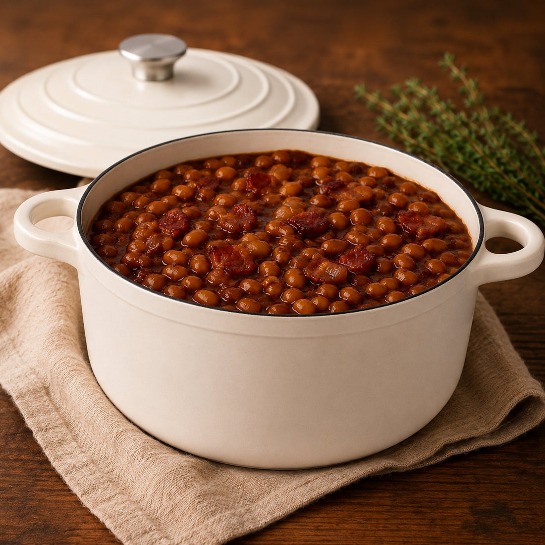 Slow Simmered Baked Beans