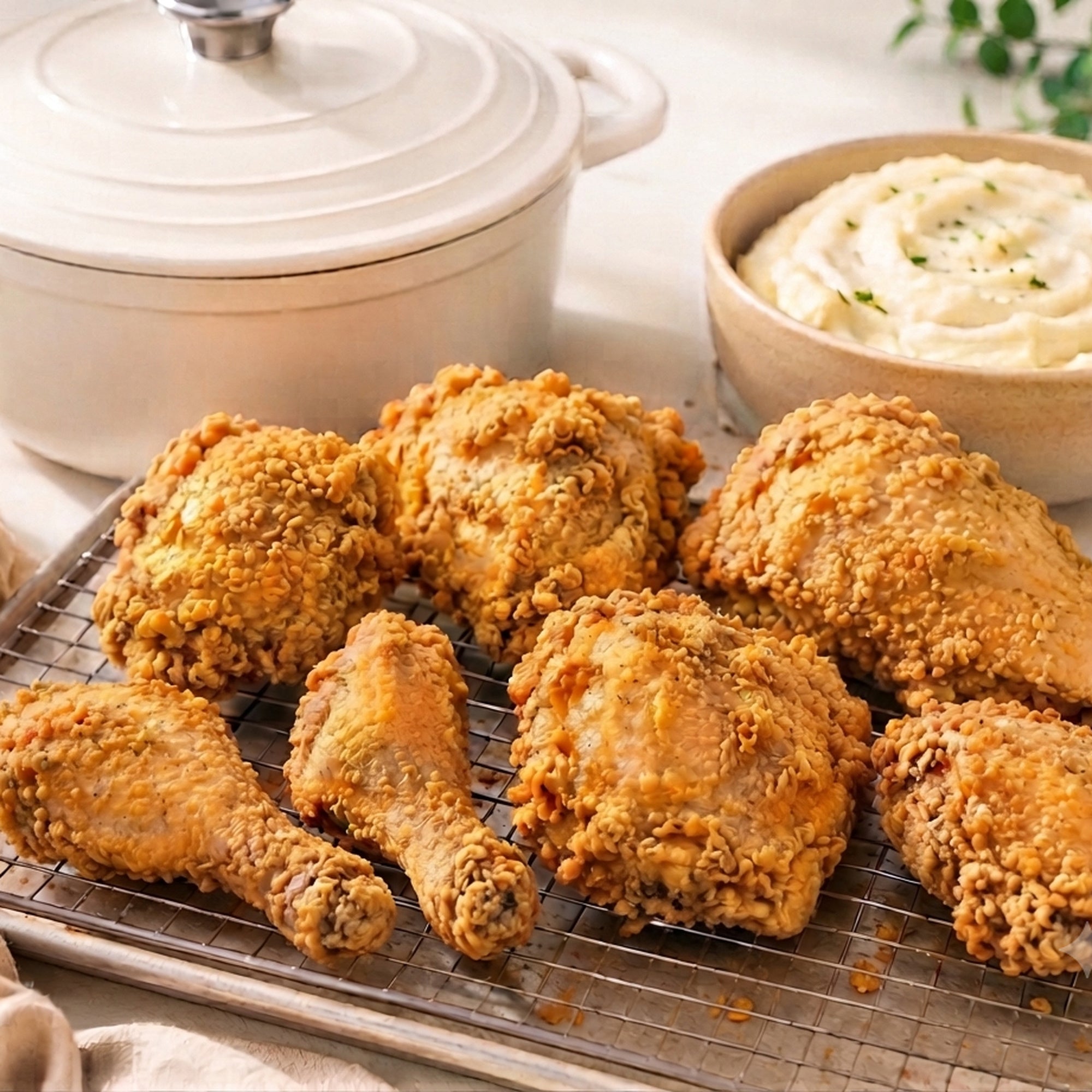 Crispy Buttermilk Fried Chicken
