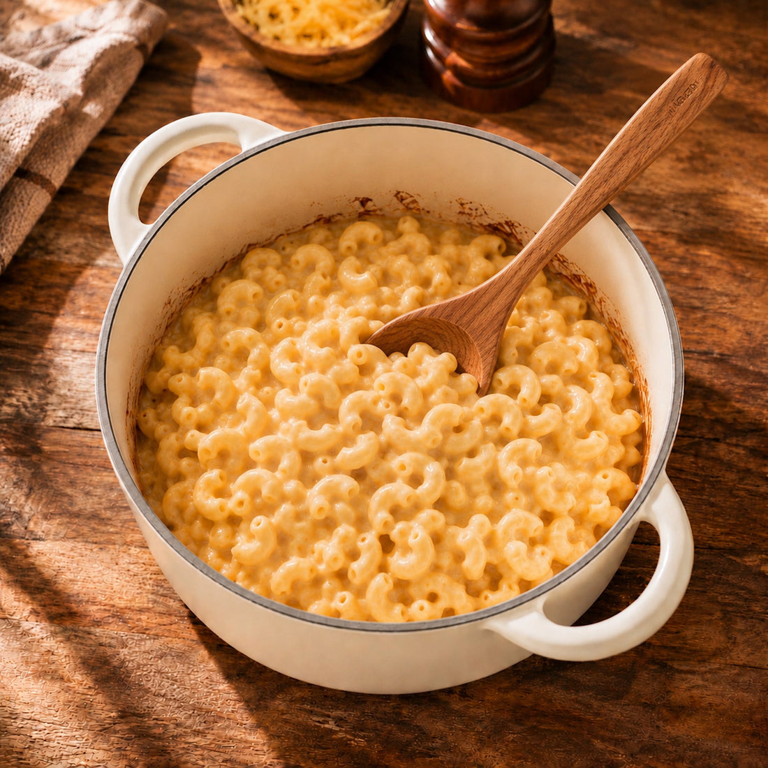 Creamy Three-Cheese Mac & Cheese