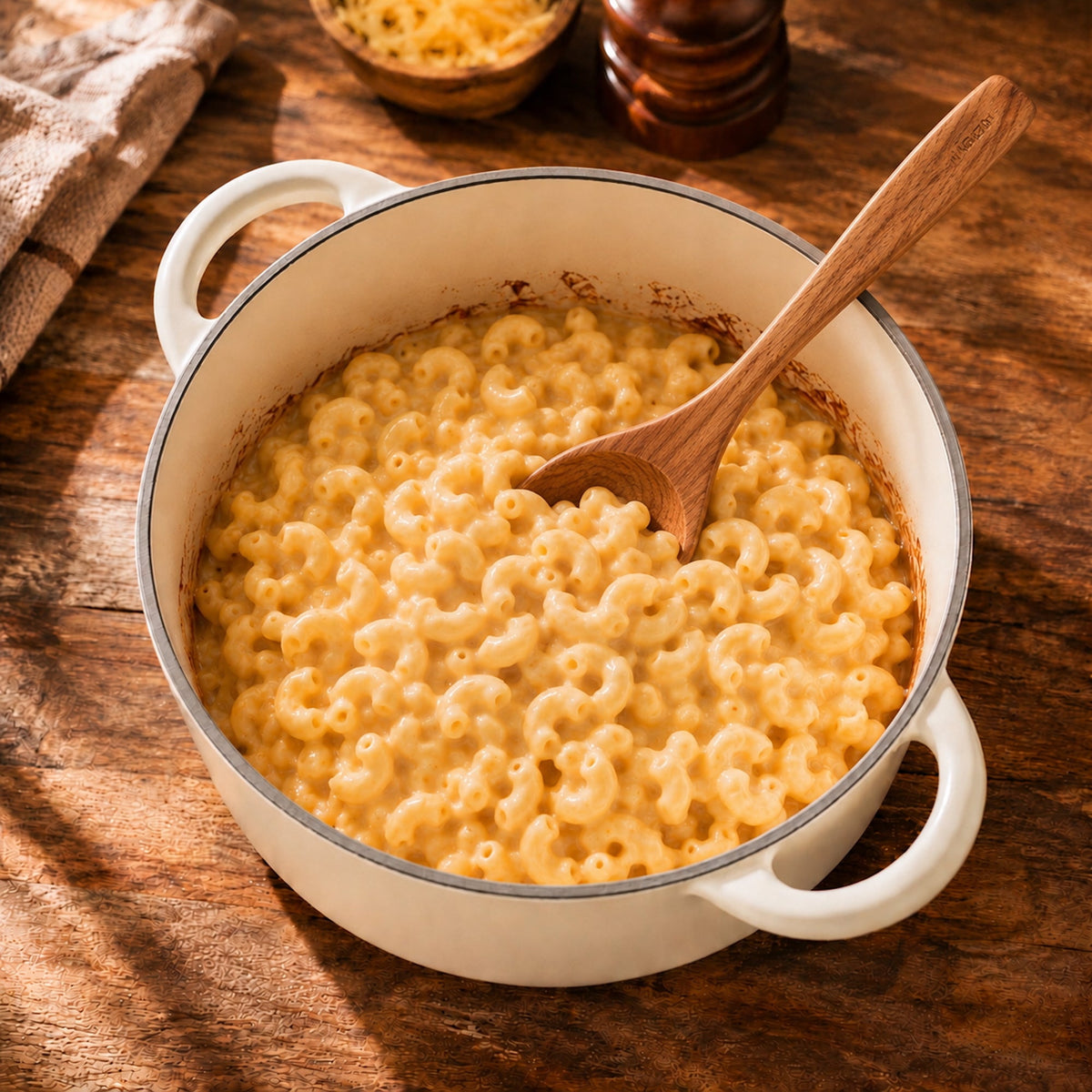 Creamy Three-Cheese Mac & Cheese