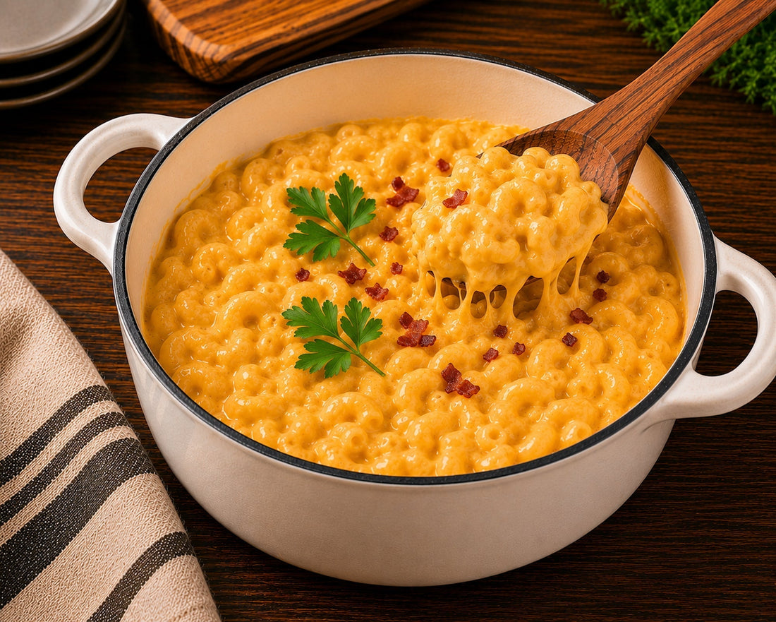 Creamy Three-Cheese Mac & Cheese