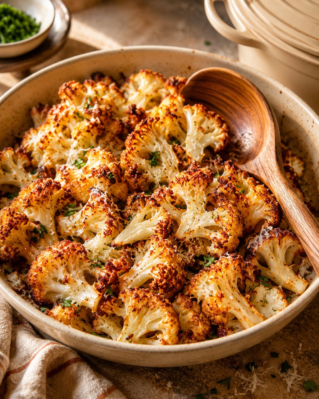 Parmesan Roasted Cauliflower