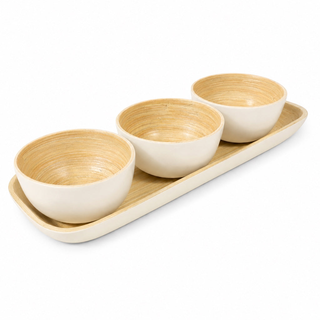 Serving Trio with Tray