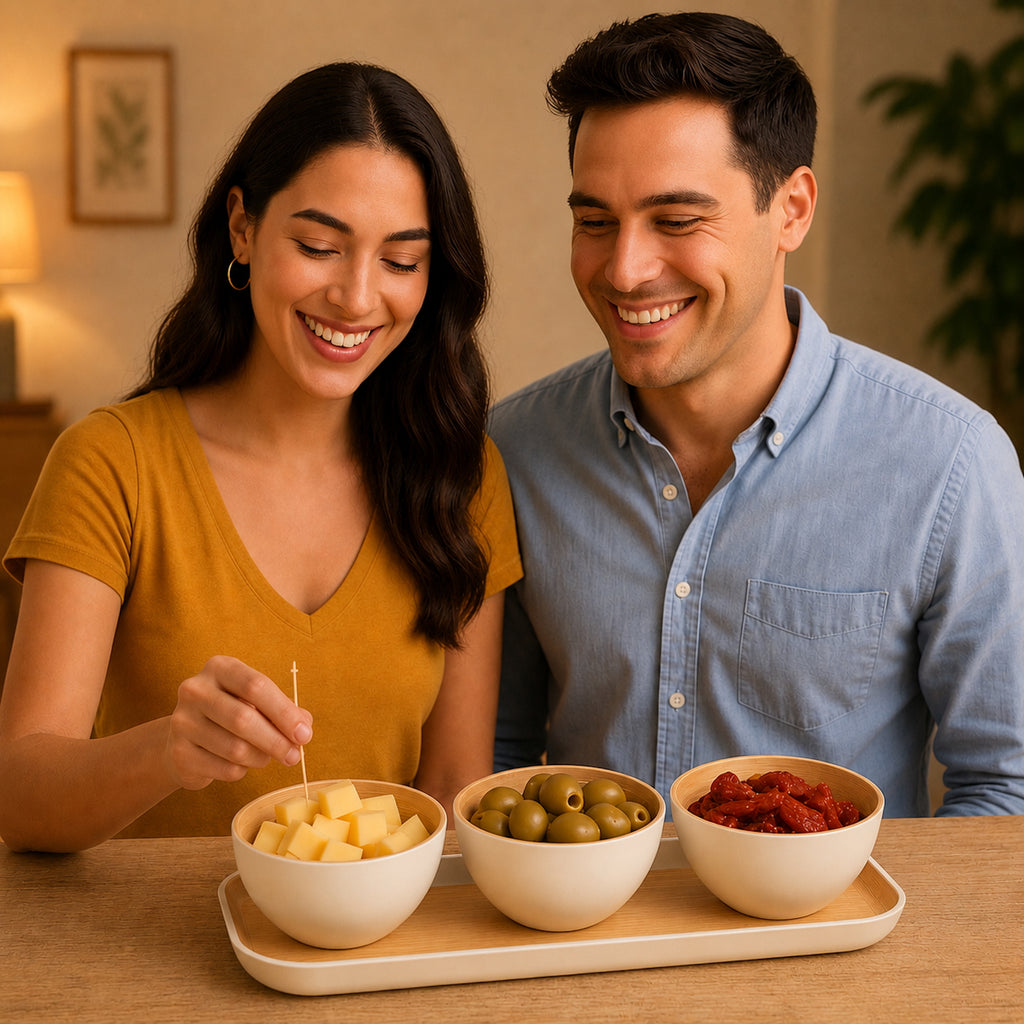 Serving Trio with Tray