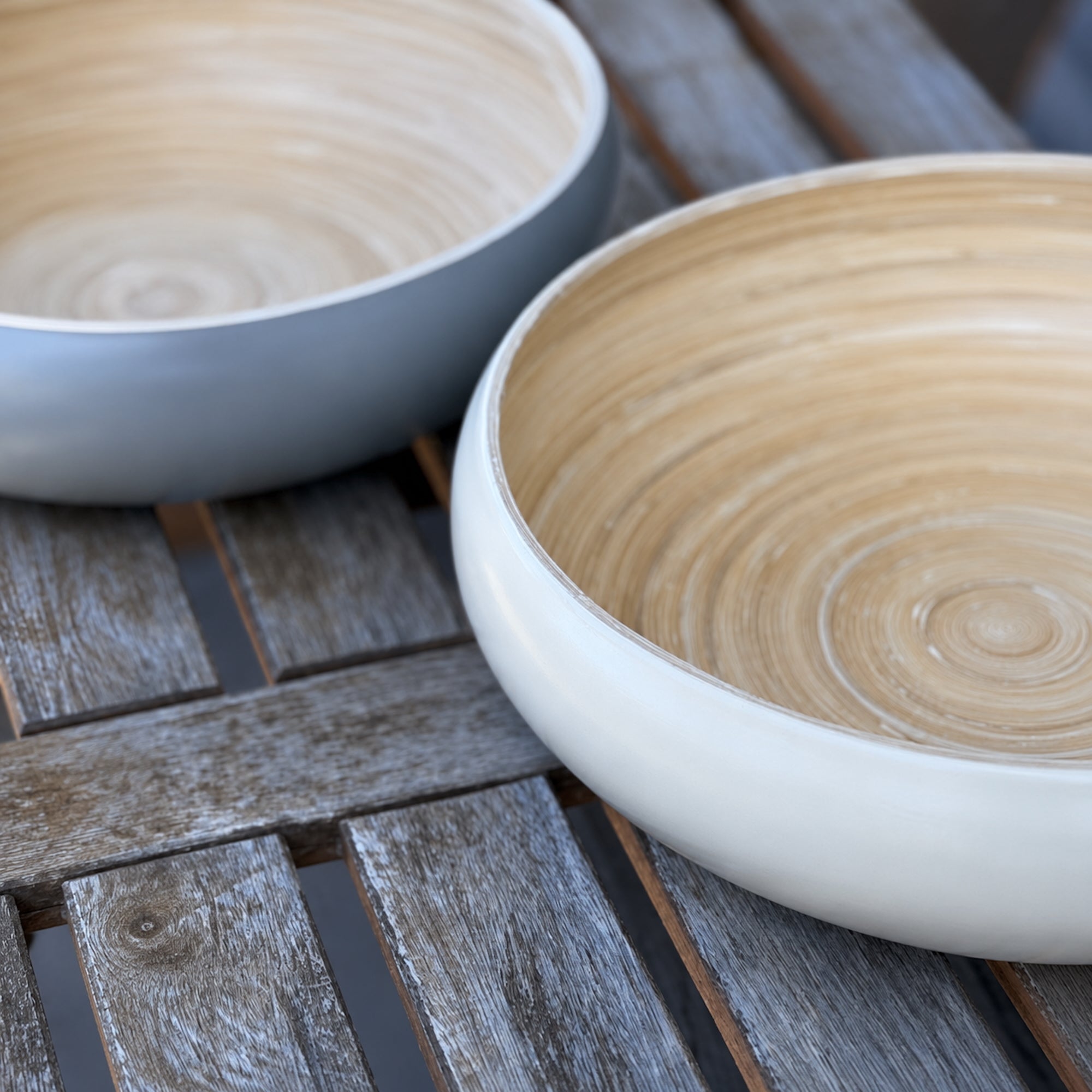 Simmer Down Cookware Spun Bamboo Serving Bowl, 11.8 inch