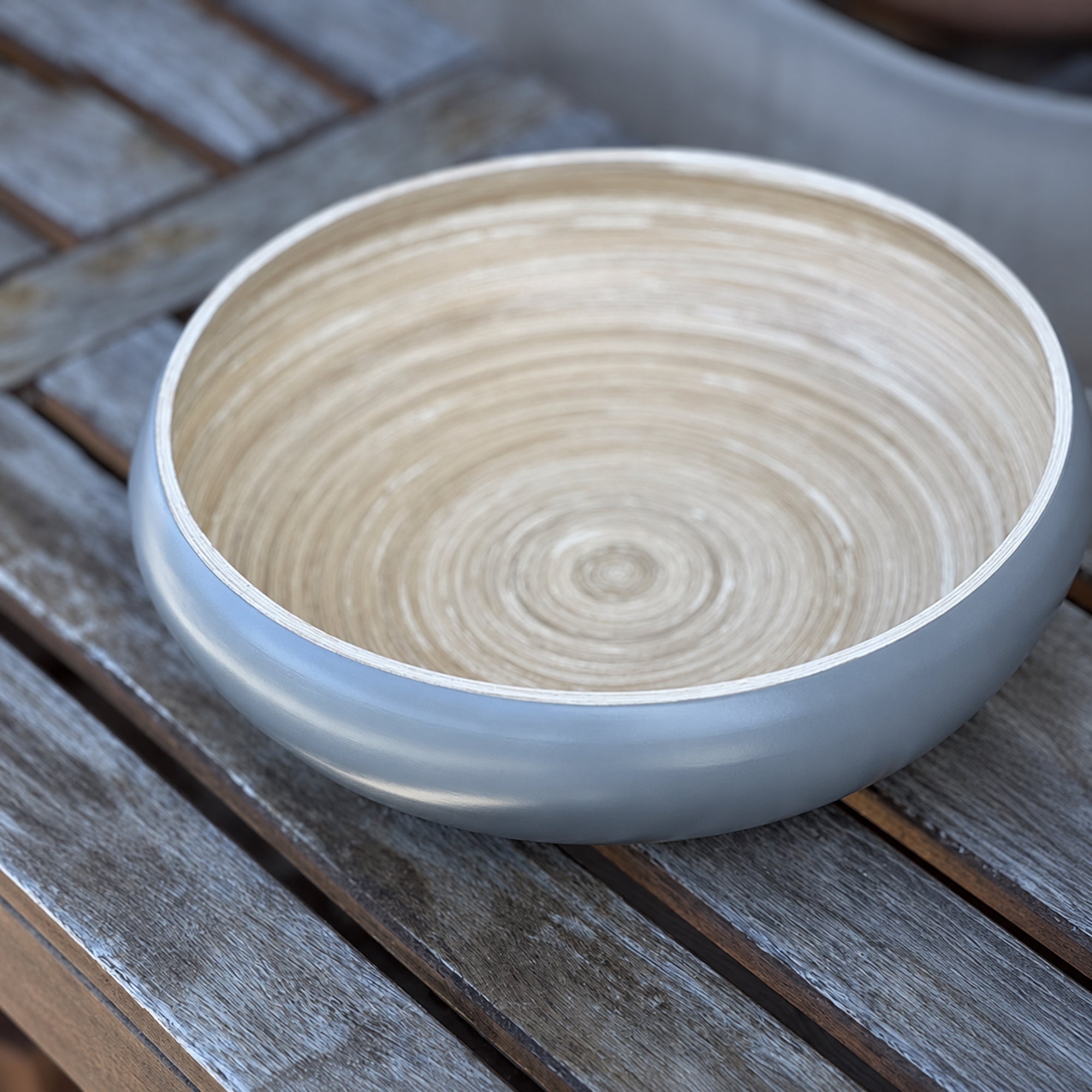 Simmer Down Cookware Spun Bamboo Serving Bowl, 11.8 inch