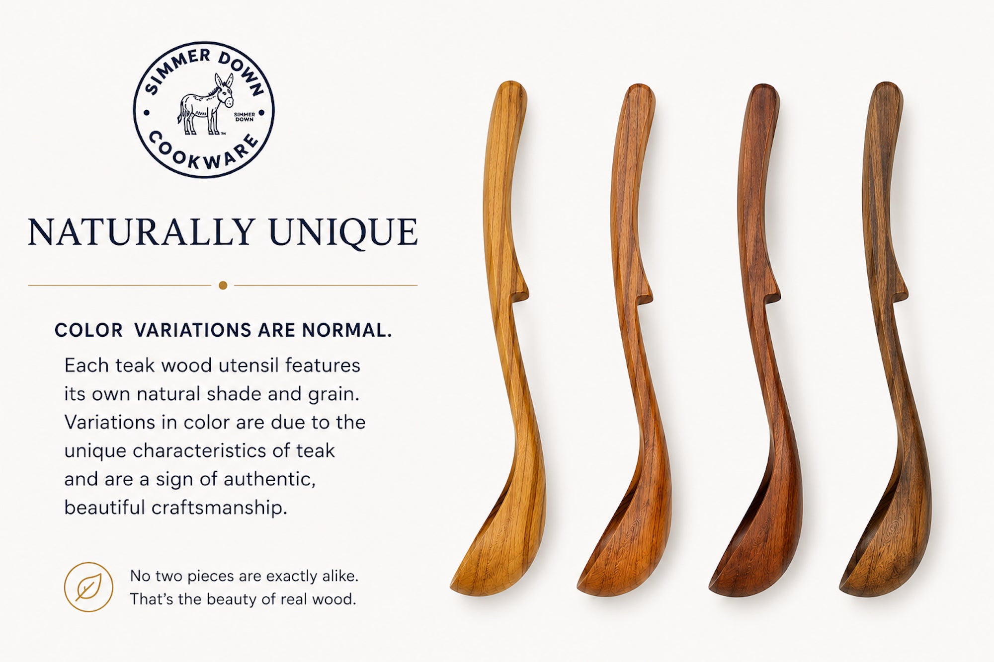Teak Utensil Set