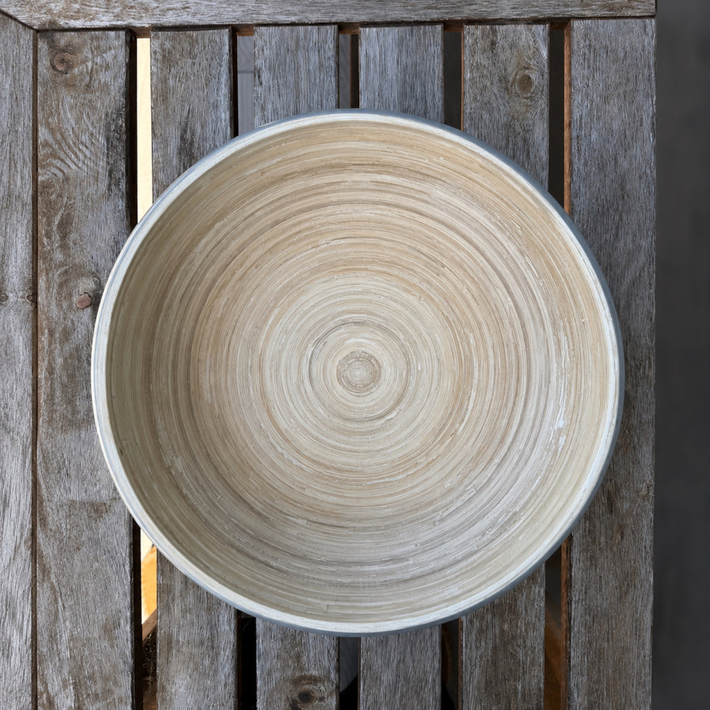 Simmer Down Cookware Spun Bamboo Serving Bowl, 11.8 inch