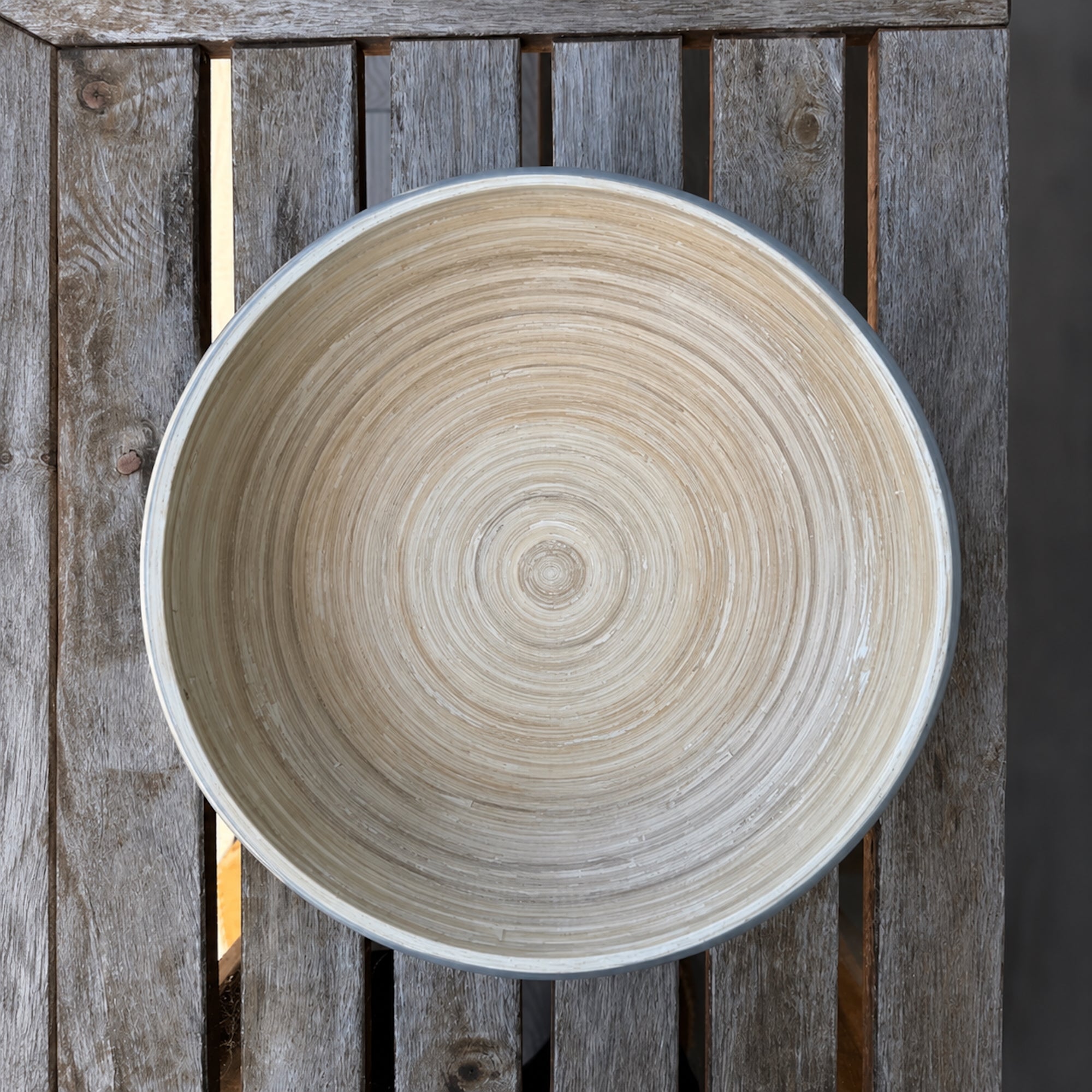 Simmer Down Cookware Spun Bamboo Serving Bowl, 11.8 inch
