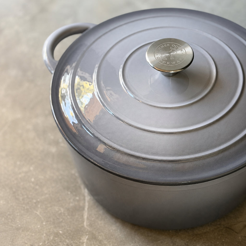Simmer Down Cookware Enameled Cast Iron Dutch Oven with Lid