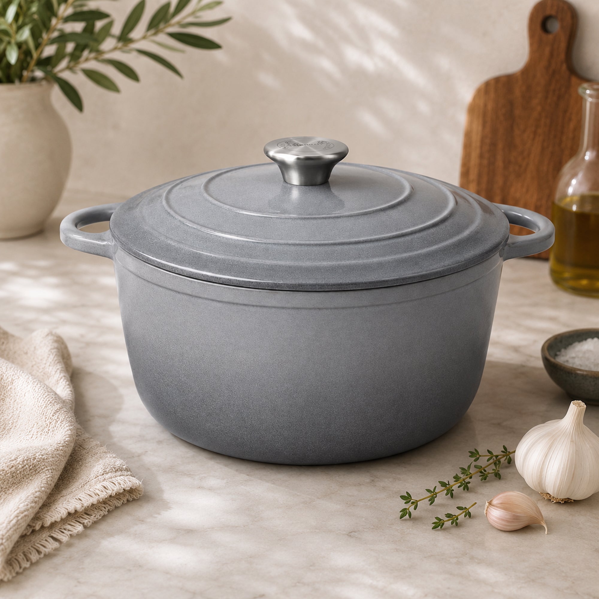 Enameled Cast Iron Dutch Ovens