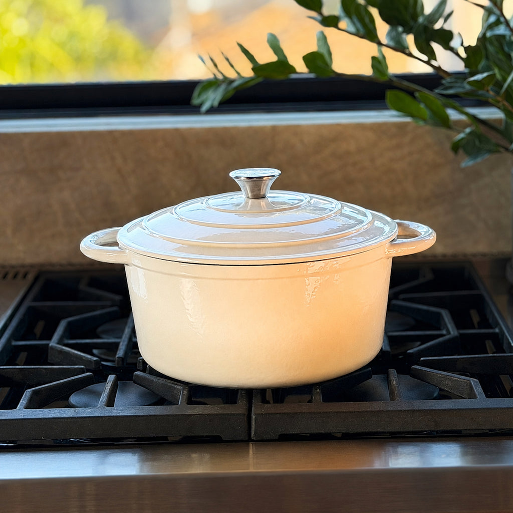 Simmer Down Cookware Enameled Cast Iron Dutch Oven with Lid
