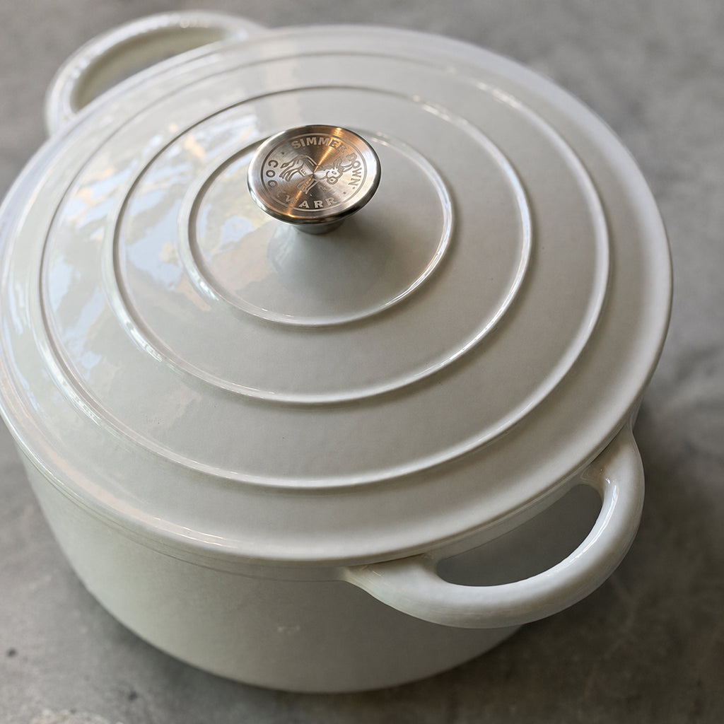 Simmer Down Cookware Enameled Cast Iron Dutch Oven with Lid