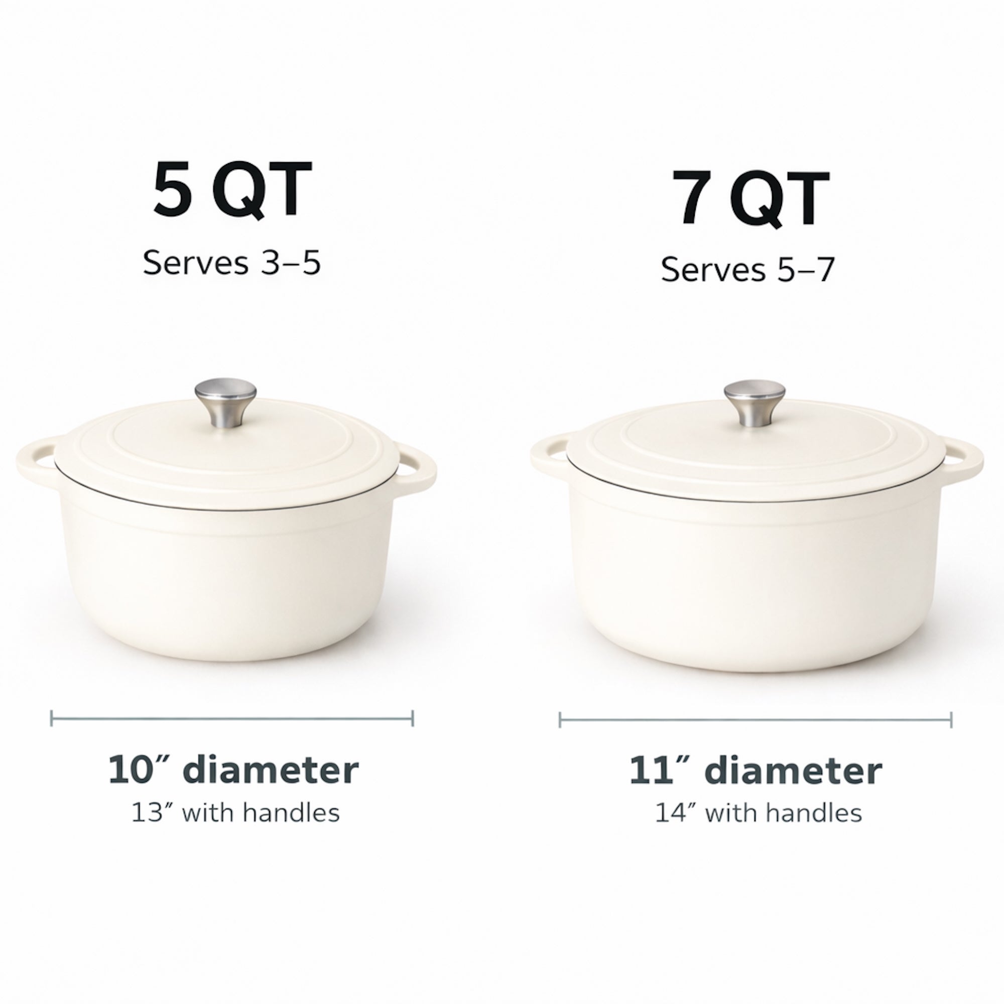 Enameled Cast Iron Dutch Ovens