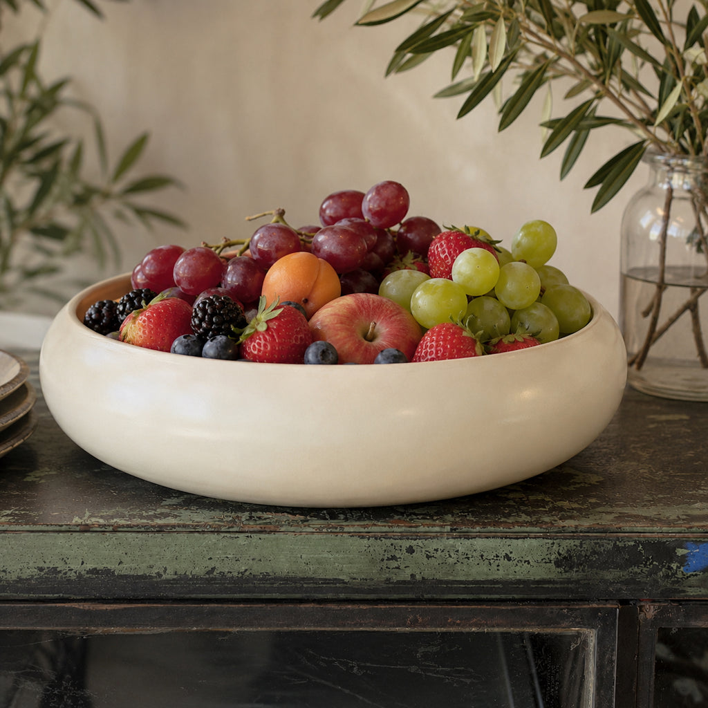 Simmer Down Cookware Spun Bamboo Serving Bowl, 11.8 inch
