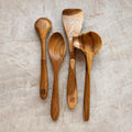 Simmer Down Cookware Teak Wood Kitchen Utensil Set, 9-Piece