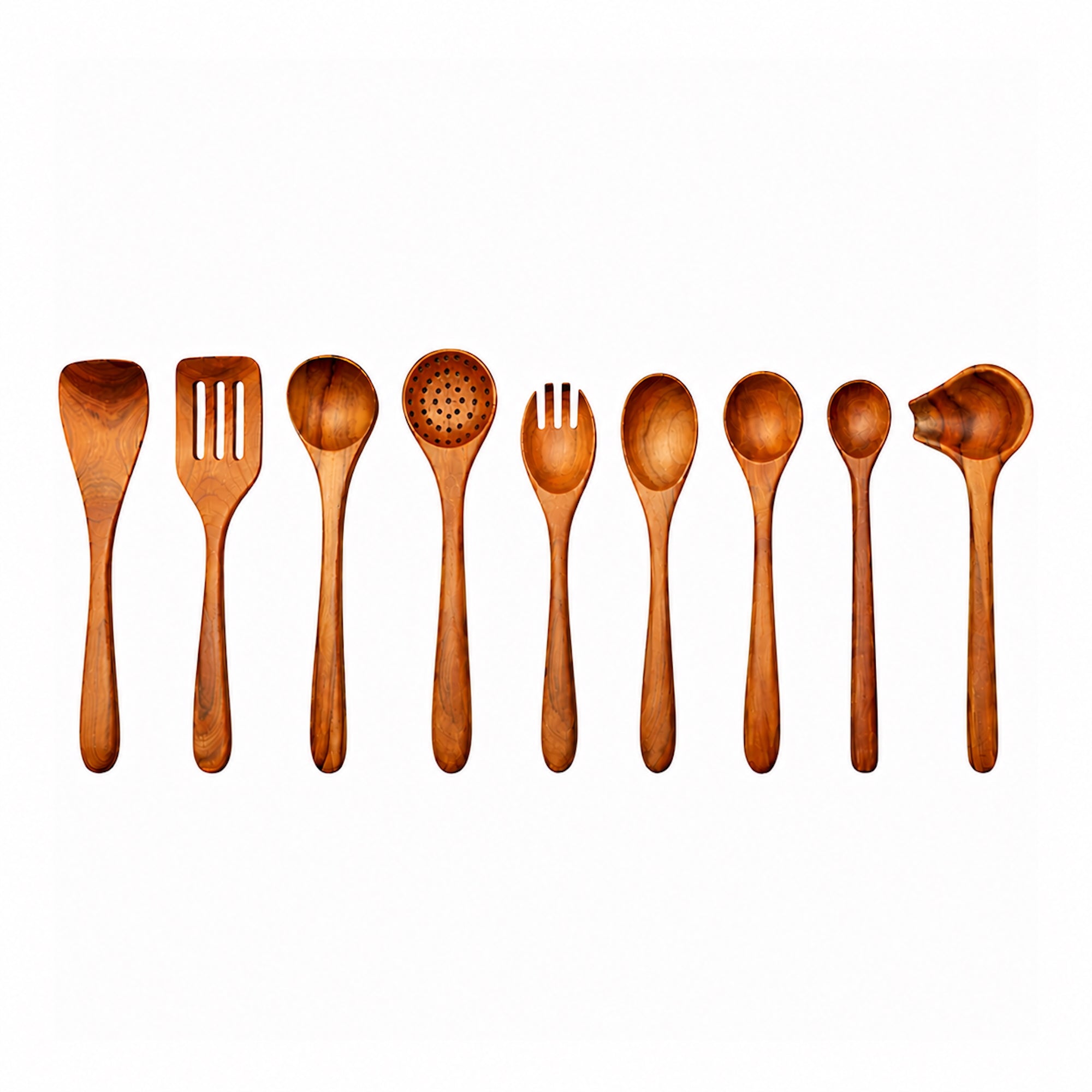 Teak Utensil Set