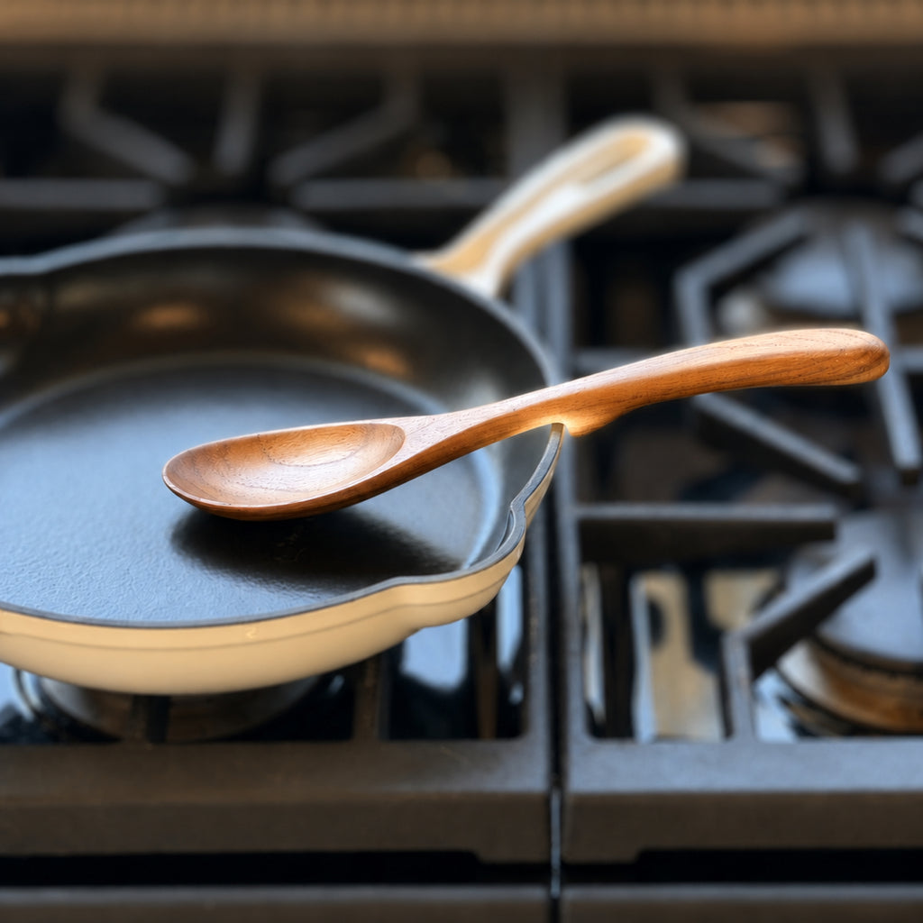 Simmer Down Cookware Teak Wood Kitchen Utensil Set, 9-Piece